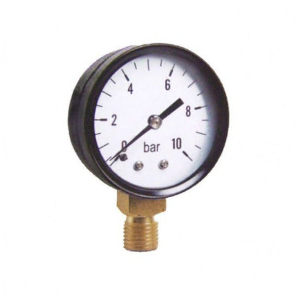 Manometro idronord 1/4" 10 bar attacco verticale 1400vert00