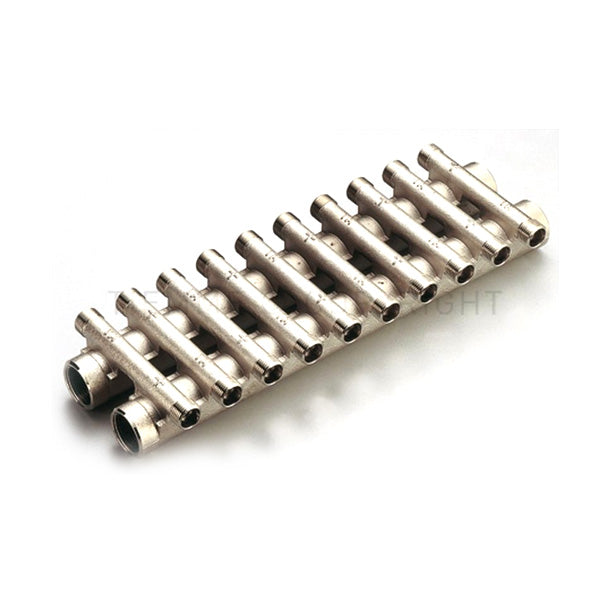 Collettore compatto tiemme in ottone 3/4" uscite 6x6 1/2"x16 1890001