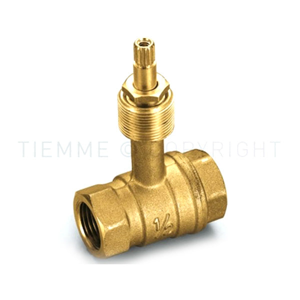 Valvola a sfera da incasso tiemme f/f 1/2" senza leva 2950005