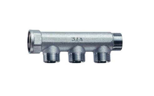 COLLETTORE COMPONIBILE FAR 3/4" DUE VIE CROMATO ART.330034