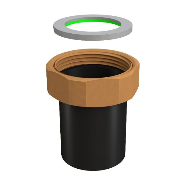 Codolo Pvc dritto Bonomini 1"1/2 codice 6440OT64B9