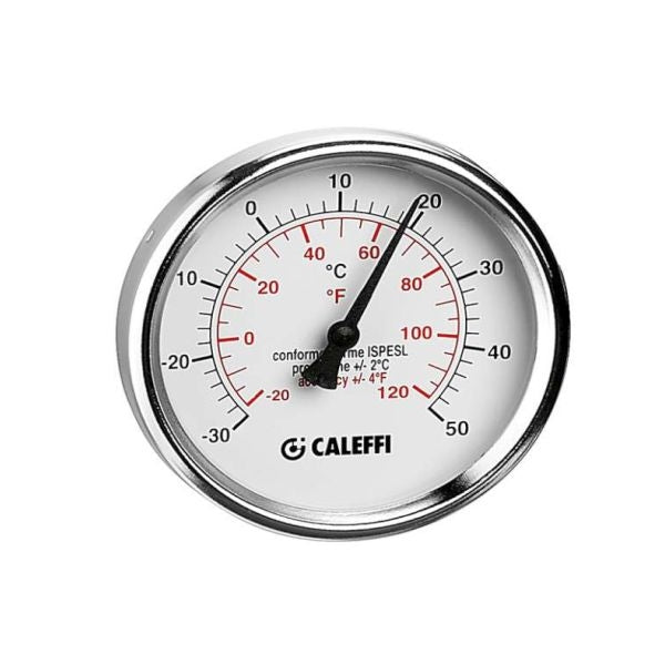 Caleffi termometro per raffrescamento attacco posteriore 1/2" 687000