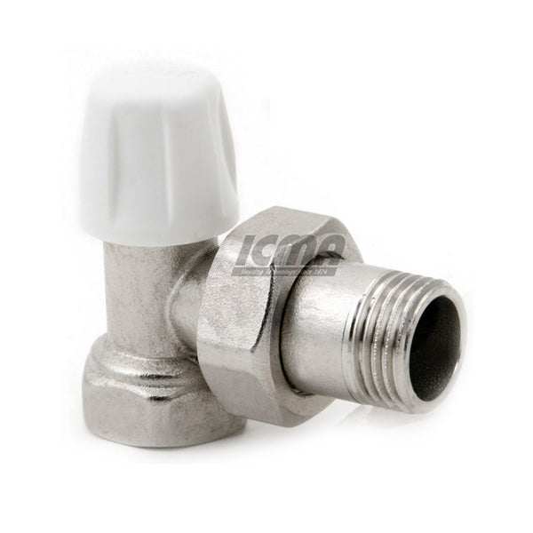 Detentore angolo icma 1/2" m24 per tubo ferro bianco codice 82805ad06