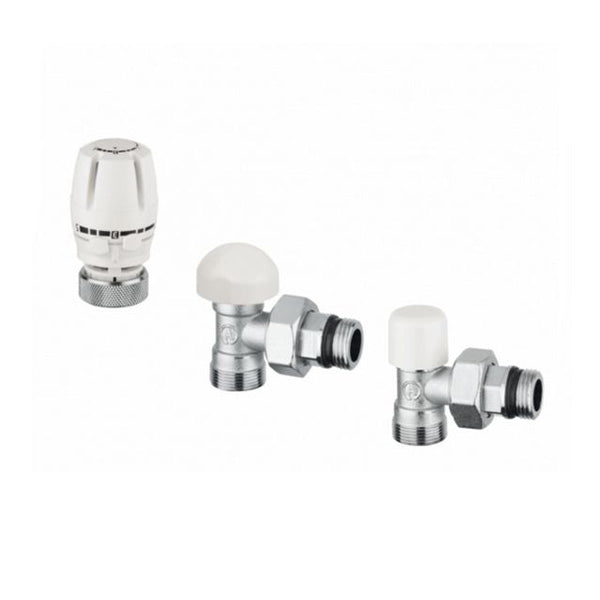 KIT ARTECLIMA VALVOLA + DETENTORE + TESTINA TERMOSTATICA 3/8" AC250KIT38ST