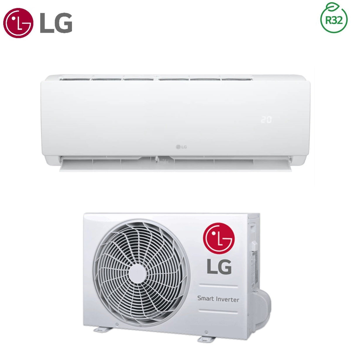 LG LIBERO NEW MONO SPLIT 12000 BTU WZ12AWN.SNU1/SUU1 INVERTER R-32 AIR CONDITIONER