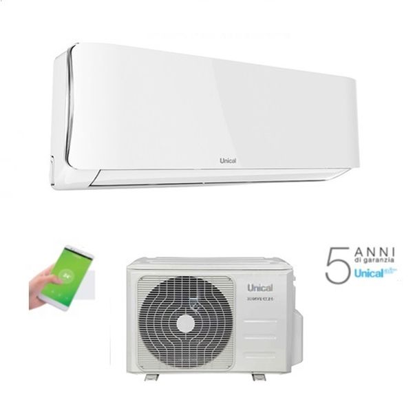 CLIMATIZZATORE UNICAL AIR CRISTAL MONOSPLIT 10000 BTU R-32 KMUN 10H