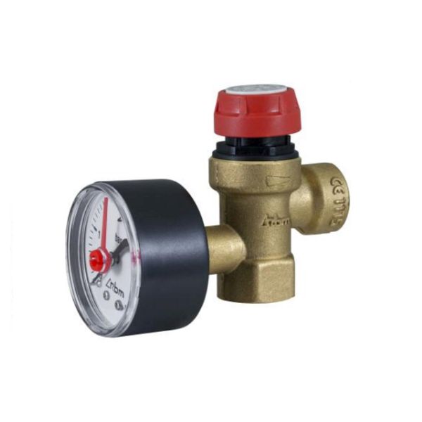 Valvola di sicurezza 1/2" 8 bar 3530481 attacco femmina