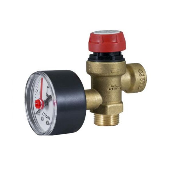 Valvola di sicurezza 1/2" 6 bar 3540490 attacco maschio/femmina