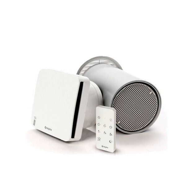 ASPIRATORE CON RECUPERO DI CALORE E SANIFICAZIONE ARIA MOD.RHINOCOMFORT 160 RF AP19990