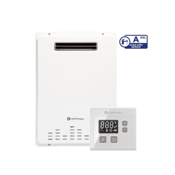 SCALDABAGNO A GAS METANO CHAFFOTEAUX AVENIR PLUS LNX 26 OUTDOOR