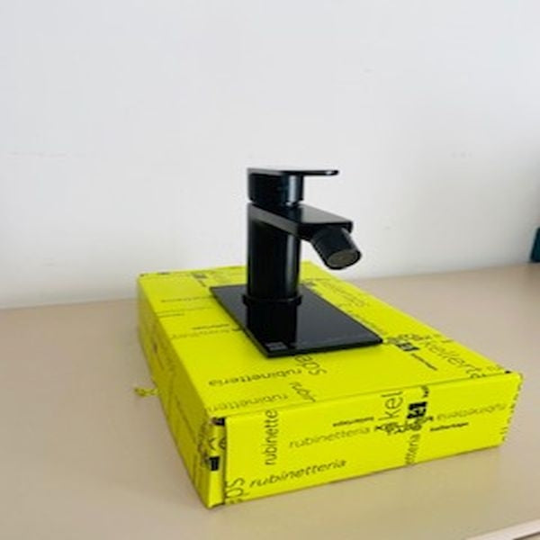 MONOCOMANDO BIDET KELLER TAPS SERIE WINTER NERO OPACO