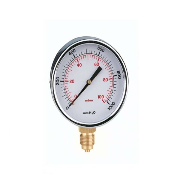 Caleffi Manometro per gas attacco radiale 1/4" 846102