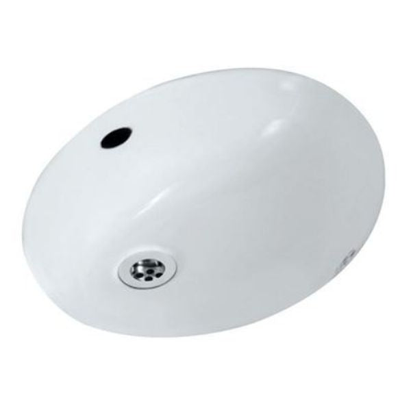 JAQUAR LAVABO SOTTOPIANO OVALE SERIE CONTINENTAL
