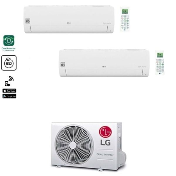 CLIMATIZZATORE LG LIBERO SMART DUALSPLIT 9000+9000+MU2R15 R-32 WI-FI