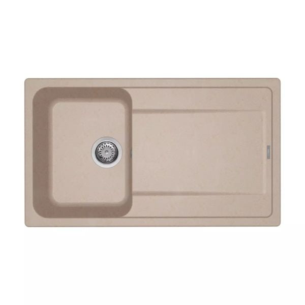 LAVELLO DA INCASSO ELLECI 1 VASCA CON GOCCIOLATOIO MODELLO LIFE 400