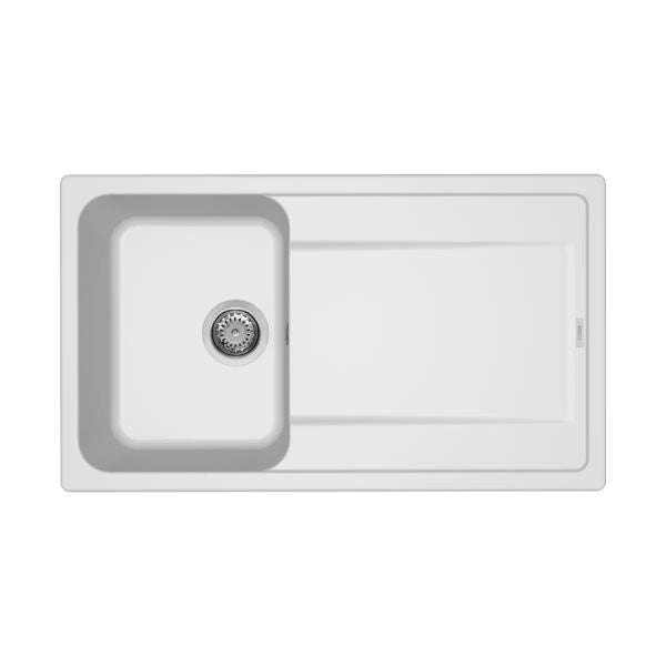 LAVELLO DA INCASSO ELLECI 1 VASCA CON GOCCIOLATOIO MODELLO LIFE 400