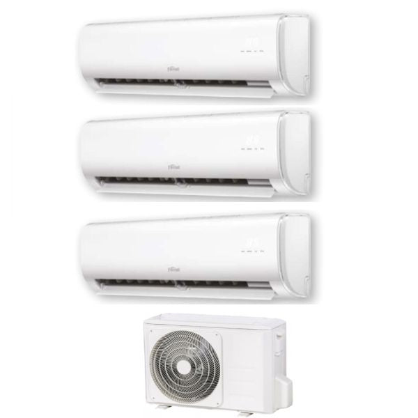 CLIMATIZZATORE FERROLI GIADA TRIALSPLIT 9000+9000+9000 ESTERNA 21-3 INVERTER R-32 WI-FI