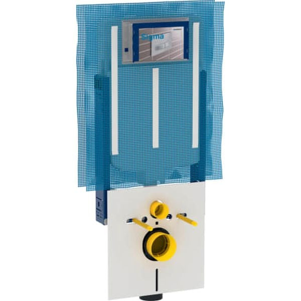 CASSETTA DI SCARICO PER WC SOSPESO DA INCASSO GEBERIT COMBIFIX SIGMA 8 CM