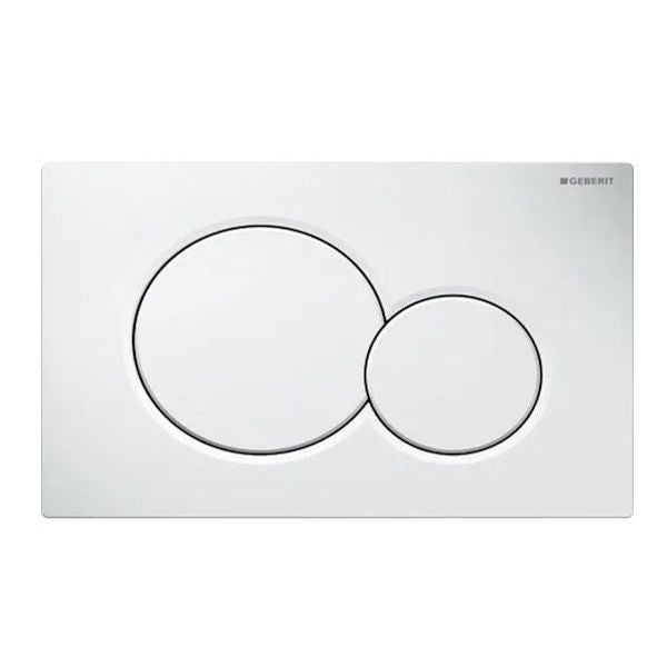 PLACCA DI COMANDO GEBERIT SIGMA01 BIANCA