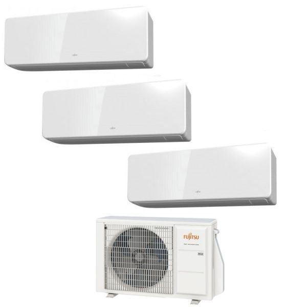 CLIMATIZZATORE FUJITSU TRIAL SPLIT SERIE KG WI-FI 9000+9000+9000+AOYG18KBTA3 R-32