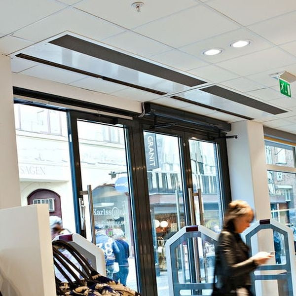 BARRIERA D'ARIA AD INCASSO KLIMALINE 90 CM CON TELECOMANDO CON RESISTENZA