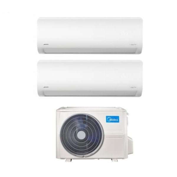 CLIMATIZZATORE MIDEA EXTREME PRO DUALSPLIT 12000+12000+M2OD-18HFN8-Q INVERTER R-32 WI-FI