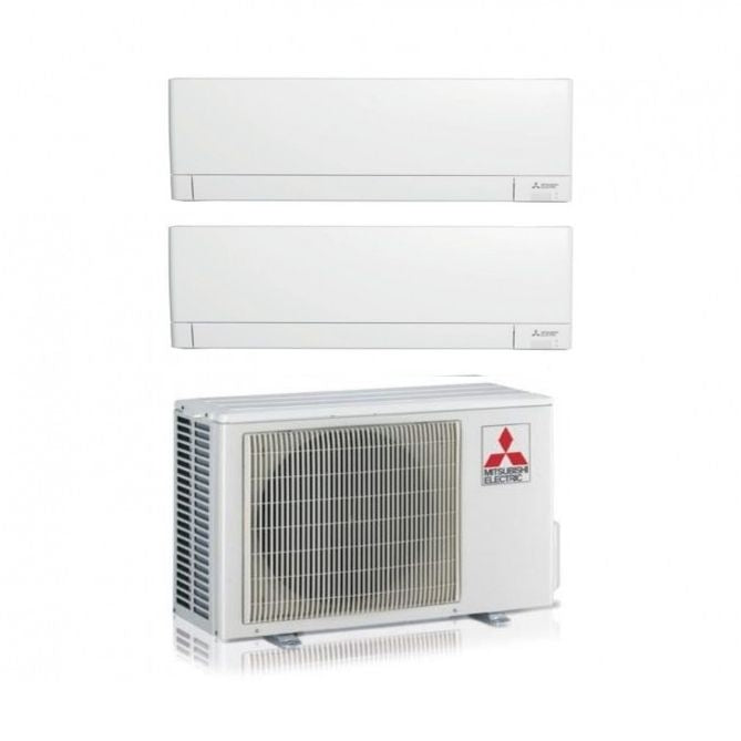 MITSUBISHI DUAL-SPLIT AIR CONDITIONER MSZ-AY 9000+18000+MXZ-2F53VF INVERTER R-32 WI-FI