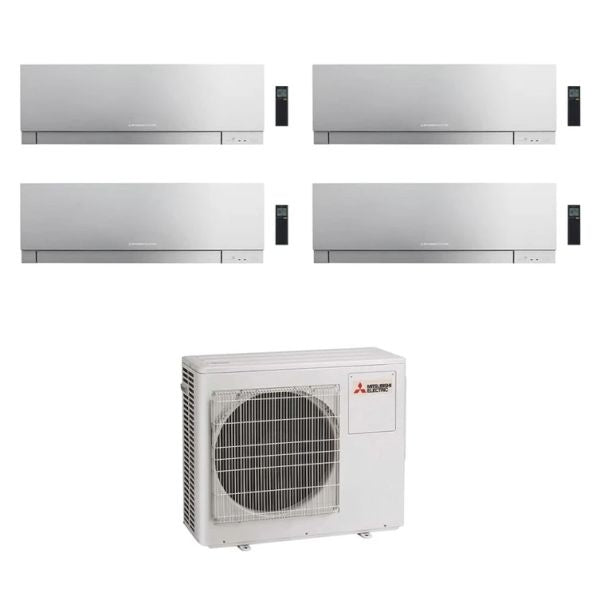 CLIMATIZZATORE MITSUBISHI KIRIGAMINE ZEN QUADRI SPLIT 9000+9000+9000+12000+MXZ-4F72VF R-32 WI-FI
