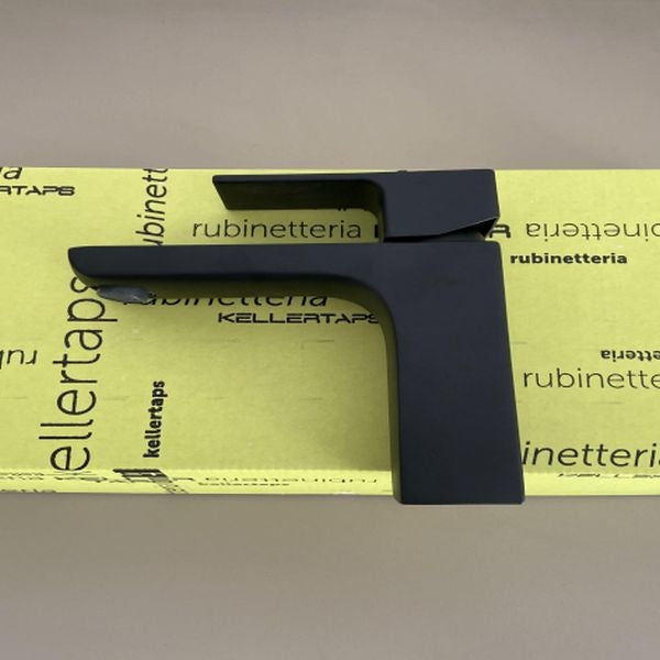 MONOCOMANDO PER LAVABO KELLER TAPS SQUARE SQ20NO NERO OPACO