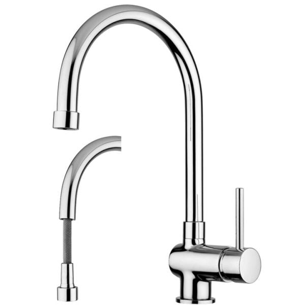 MISCELATORE PER LAVELLO CUCINA PAFFONI STICK SK185CR