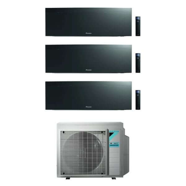 CLIMATIZZATORE DAIKIN EMURA III BLACK TRIALSPLIT 9000+12000+12000+3MXM68N INVERTER R-32 WI-FI