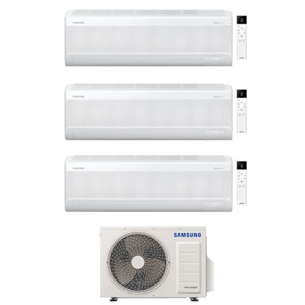 CLIMATIZZATORE SAMSUNG WINDFREE ELITE S2 TRIALSPLIT 7000+12000+12000+AJ068TXJ INVERTER R-32 WI-FI