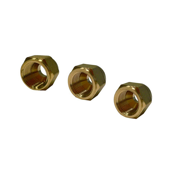 Tecnogas bocchettone in ottone ridotto per tubi 1/2''-3/8''