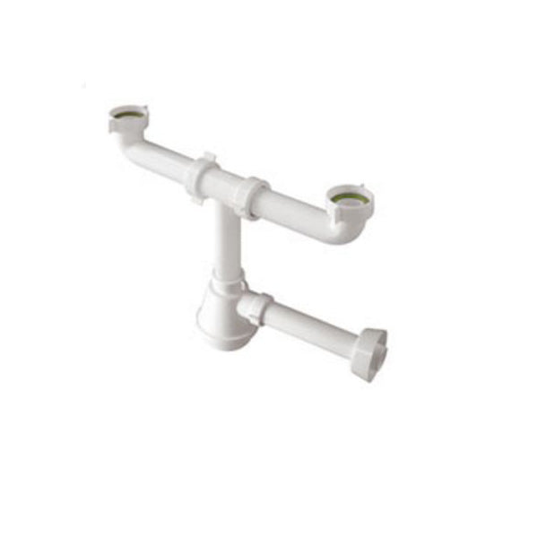 Sifone Bonomini per Lavello magnum 2 vie 1"1/2 senza piletta codice 1320CP40BO