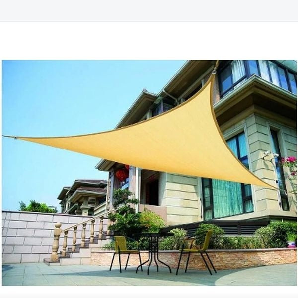 TELO OMBREGGIANTE VELA POLIEST 5X5X5 M BEIGE