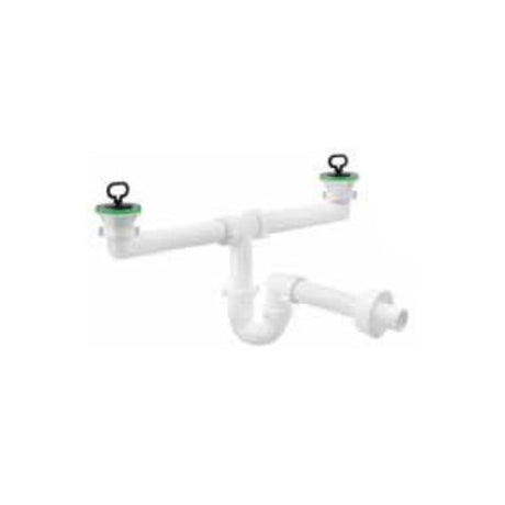 Sifone autopulente Bonomini 2 vie con pilette 1"1/2 1620KP40B0