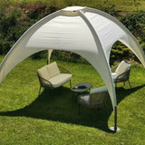 GAZEBO IN ACCIAIO DA GIARDINO O DA ESTERNO CON FORMA OVALE IGLOO