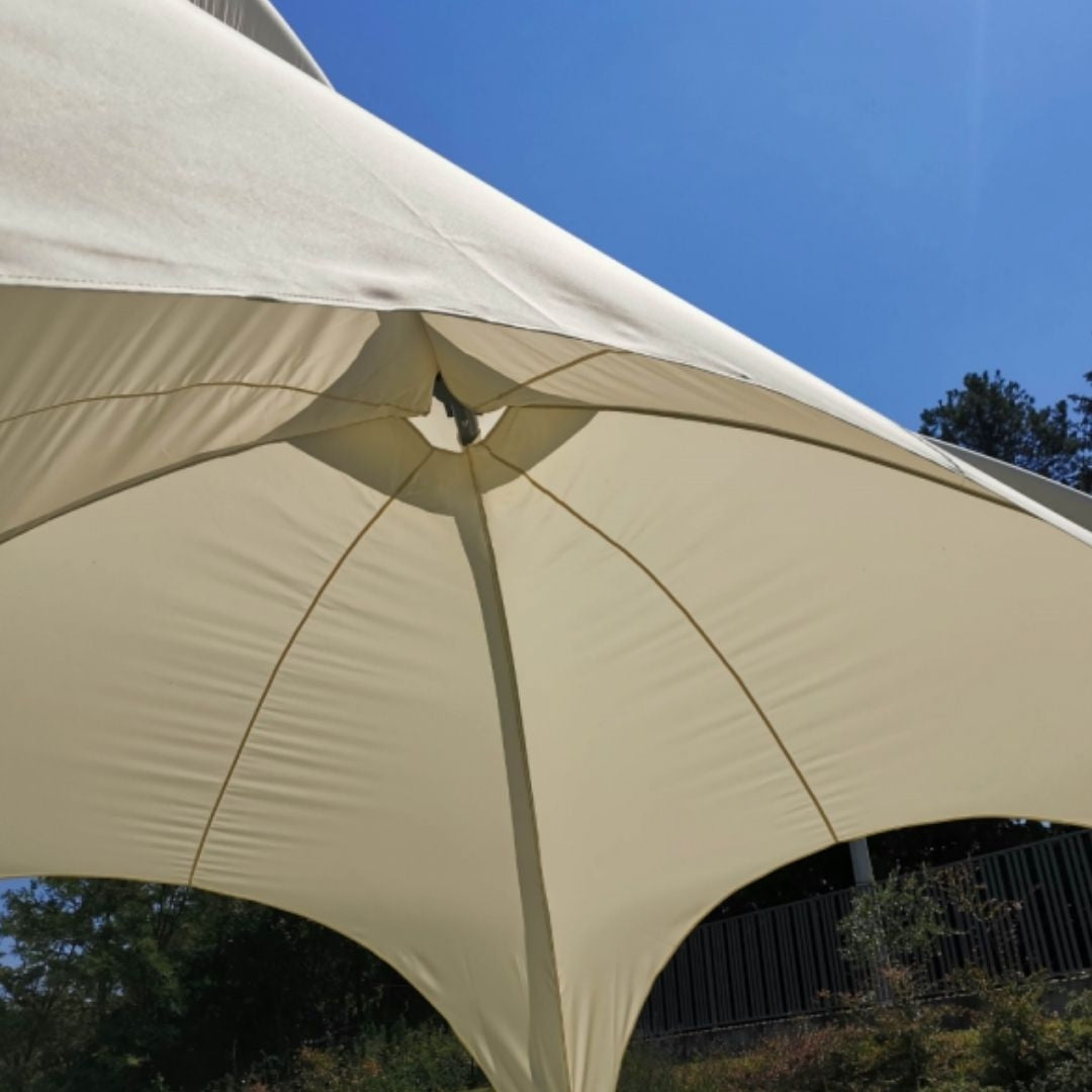 GAZEBO IN ACCIAIO DA GIARDINO O DA ESTERNO CON FORMA OVALE IGLOO