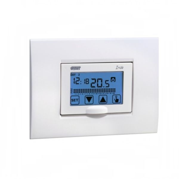 CRONOTERMOSTATO TOUCH SCREEN DA INCASSO SETTIMANALE VEMER IRIDE