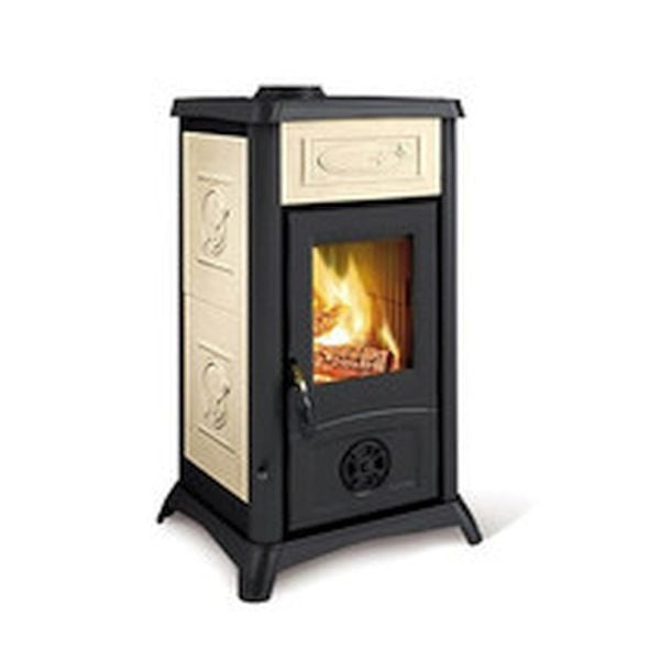 STUFA A LEGNA CERAMICA LA NORDICA GEMMA 6 KW