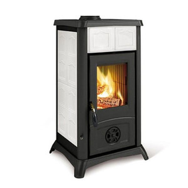 STUFA A LEGNA CERAMICA LA NORDICA GEMMA 6 KW