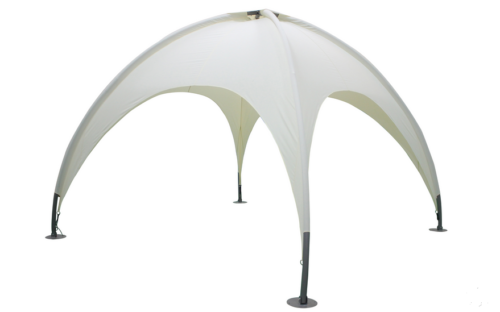 GAZEBO IN ACCIAIO DA GIARDINO O DA ESTERNO CON FORMA OVALE IGLOO