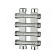 COLLETTORE COMPLANARE ARTECLIMA 3/4" F/F IN OTTONE NICHELATO FILETTO 24X19 CODICE 6086N