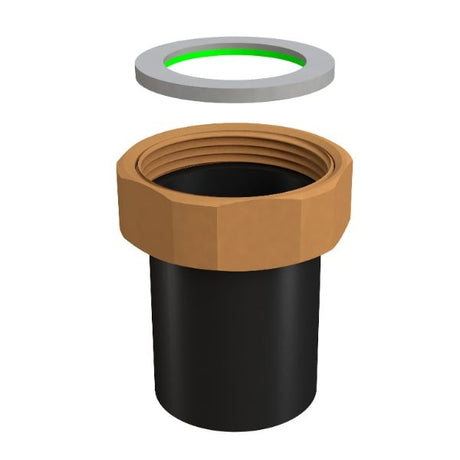 Codolo Pvc dritto Bonomini 1"1/2 codice 6440OT64B9