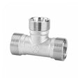 RACCORDO ARTECLIMA A "T" IN OTTONE CROMATO CON TRE ATTACCHI CODICE AC80112