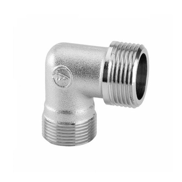 RACCORDO GOMITO DOPPIO MASCHIO ARTECLIMA CURVO IN OTTONE 1/2" CODICE AC81512