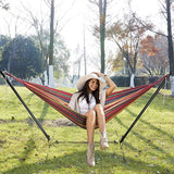 TELAIO IN ACCIAIO SUPPORTO PER AMACA 2 POSTI