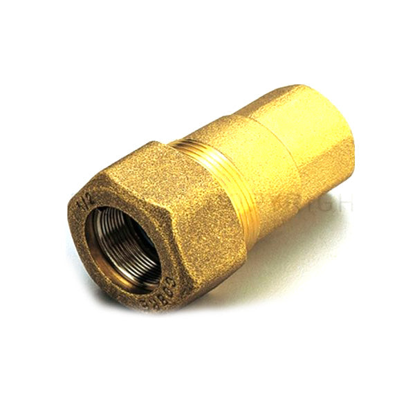 Raccordo diritto bigiunto femmina per tubi di acciao 1"1/4 tiemme 1500109