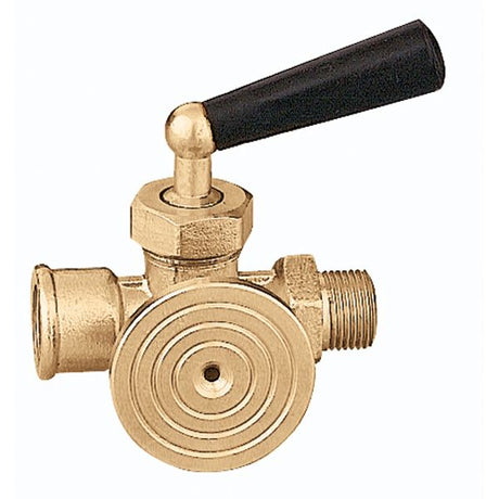 Caleffi rubinetto manometro a tre vie 1/4" 690200