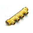 Collettore lineare in ottone tiemme 4 vie 3/4" uscite 1/2"x16 1910001
